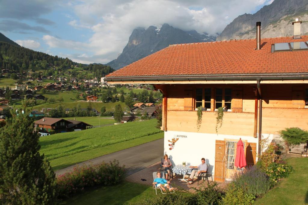 Ferienwohnung Chalet Asterix Grindelwald Exterior foto