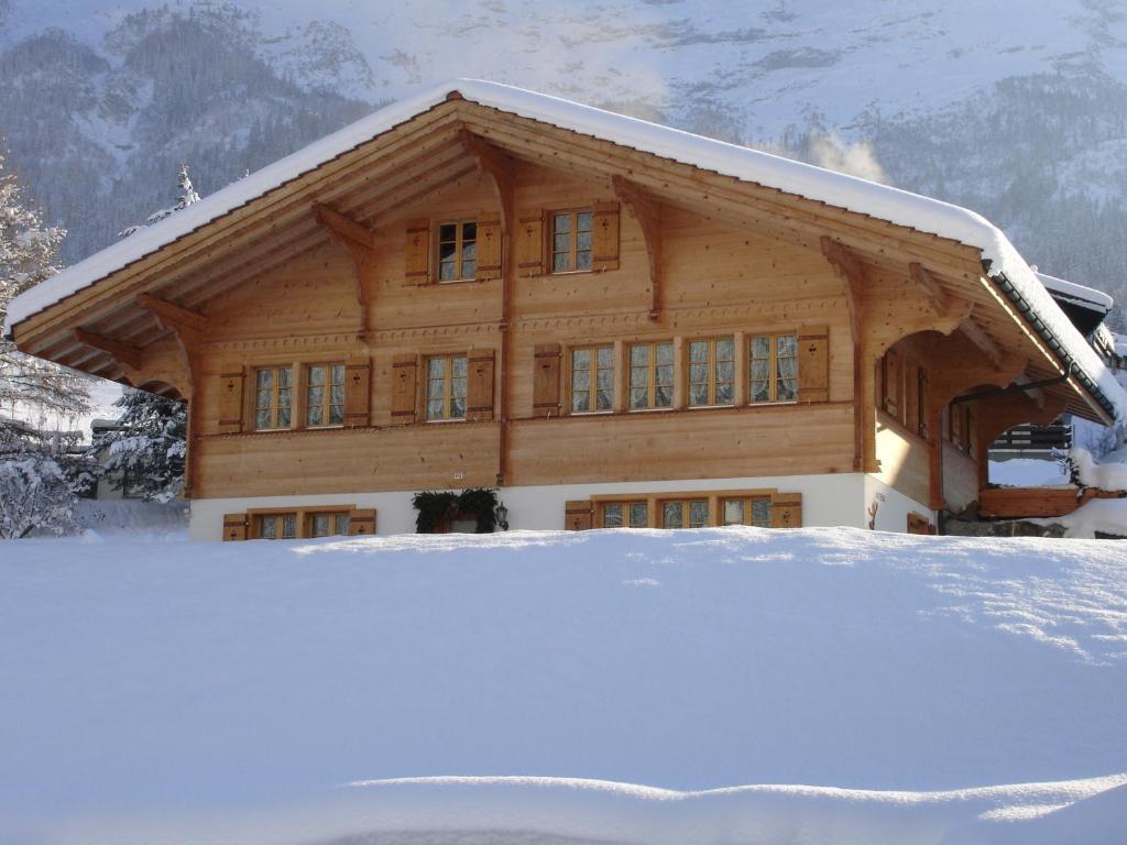 Ferienwohnung Chalet Asterix Grindelwald Exterior foto