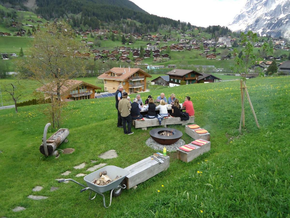 Ferienwohnung Chalet Asterix Grindelwald Exterior foto